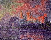 Paul Signac The Papal Palace, Avignon oil painting on canvas
